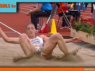 Ivana Spanovic - NEW VIDEO Superb serbian Long Jumper