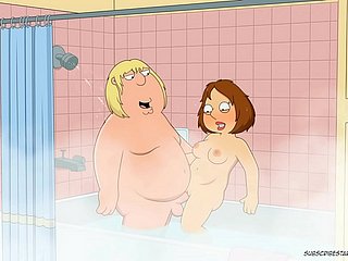 Meg shower fuck