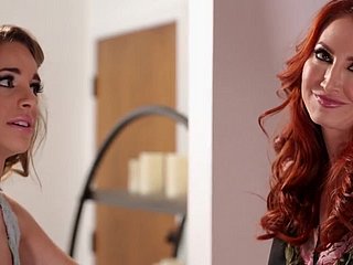 Kimmy Granger ve Kendra James Sıcak Lezbiyen Porno