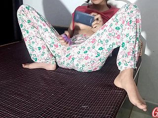 Indian Desi Unalloyed Sister pegou se masturbando
