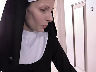 Get hitched Absurd nun mad about at hand stocking