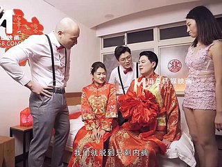 ModelMedia Asia - Escena de boda lasciva - Liang Yun Fei в - MD -0232 в: Mejor videotape porno de Asia extreme