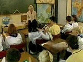 Sıcak öğretmen ile anal