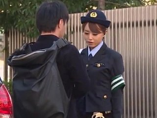 Slutty cop Akiho Yoshizawa gets banged in an obstacle back be expeditious for an obstacle jalopy