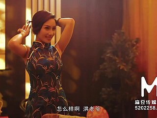 Massaggio prevalent stile trailer-cinese Parlora EP2-LI Rong Rong-MDCM-0002-miglior pic porno asiatico originale