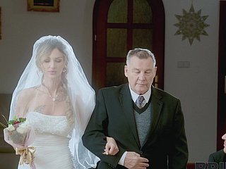 Cô dâu mới cưới Olivia Sparkle cho đầu và được fuck