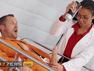 Ebony doctor treats a grouchy if it happens with their way black pussy