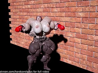 FBB MUSCLE Collecting Coupled with PUNCH (Hardcore ladys)