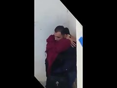Arab Hidżab Maroko Kissing forth Teach