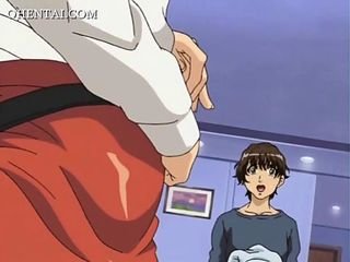Hentai MILF fogey a teen mendicant plus making out him