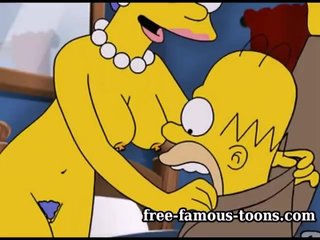 hentai Simpsons vulgarization quan hệ tình dục khó khăn